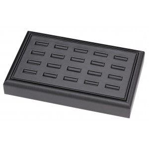 20-Slot Stackable Ring Trays, 9" L x 5.5" W
