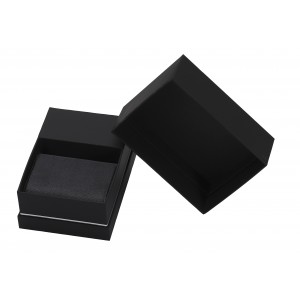 Matte Black Watch Box with Removable Lid