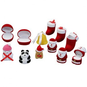 "Occasions" Christmas Ornament Ring Slot Box in Assorted Shapes and Colors