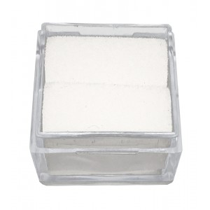 Square Acrylic Gem Boxes w/White Rolled-Foam Inserts, 1" L x 1" W
