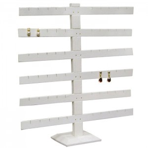 36-Pair Multi-Tiered Earring Stands, 14.13" L x 2" W