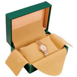 Diplomat "Classica" Watch Box in Jade & Fawn
