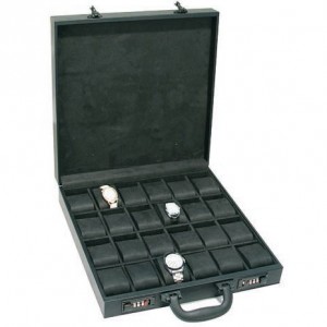 Jewelry BriefCase Jewelry Carry Case Jewelry Salesman Case Travel Case w/ Lock