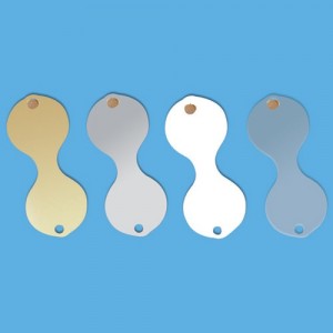 Round Jewelry ID Tags in White (Bx/1000), 0.31" Dia.