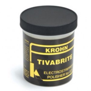 Tivabrite Electro Stripper Gold Polishe Dry Compound 1 Lb Jar