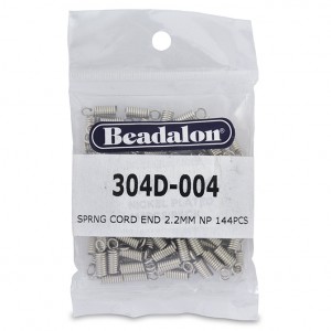 Spring Cord End -Nickel Plated 144PC