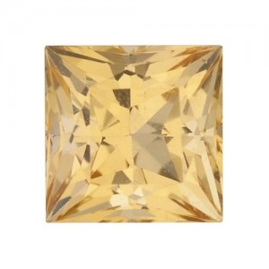 Square Synthetic Yellow Topaz