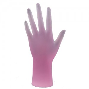 Frosted Acrylic Hand Forms in Pink