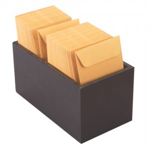Small Black Trays for Repair Envelopes, 4" L x 7.5" W
