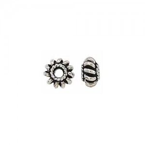 Sterling Silver Bali Bead Spacer - 8mm