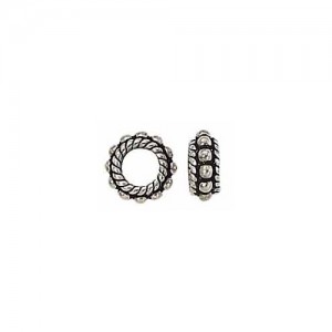 Sterling Silver Bali Bead Spacer - 8 mm