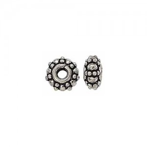 Sterling Silver Bali Bead Spacer - 9mm