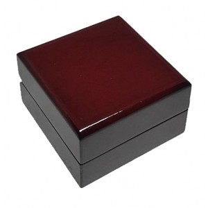 "Kyoto" Ring Slot Box in Mahogany & Pearl