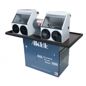 Arbe Machine™ CFSD-920 Super-Flow 1HP Double Hood Polishing System
