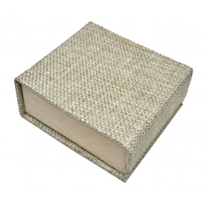 "Magnético" Bangle Box in Jute & Wood