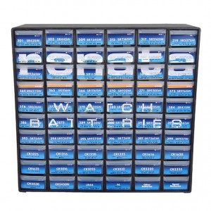 60-Drawer Watch Battery Cabinet