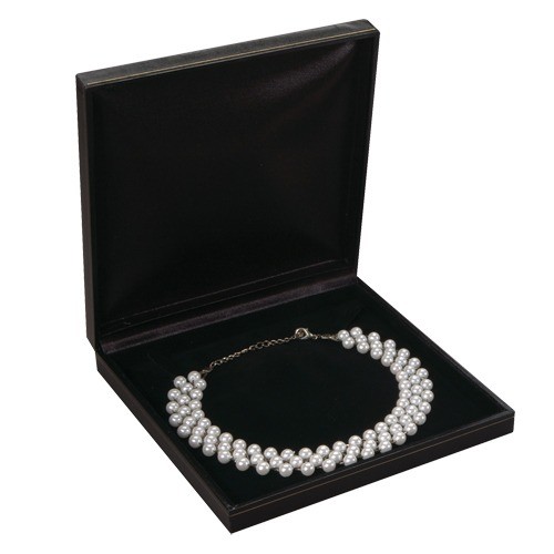 A&A Jewelry Supply - Designer Medium Necklace Box (2-Pc. Packer)