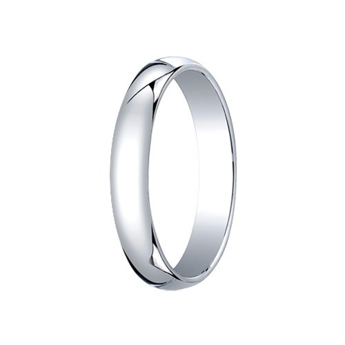A&A Jewelry Supply - 14k White Gold Half Round Band 4 mm