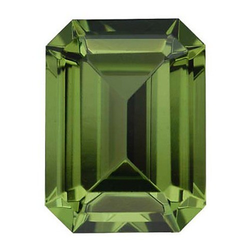 ONE 16x12 Synthetic Emerald Cut Peridot Lab Grown Gem Stone Gemstone EBS3979