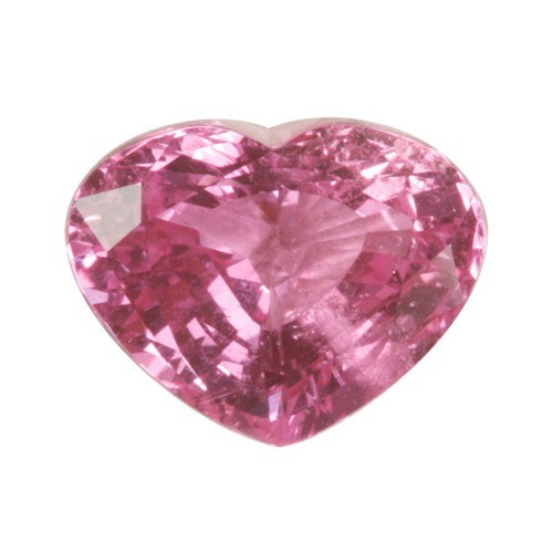A&A Jewelry Supply - Heart Shape Synthetic Rose Zircon