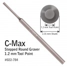 GRS 022-784 C-Max Carbide Round Step Graver 1.2 MM