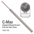 GRS 022-782 C-Max Round Step Graver 0.8 MM