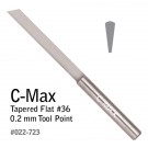 C-Max Carbide Tapered Flat Gravers