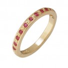 14k Yellow Gold Ruby Toe Ring