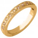 14k Yellow Gold Toe Ring w/ Yellow Sapphire
