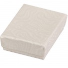 Cotton Filled White Box - A. 2 1/8" x 1 5/8" x 3/4"