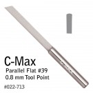GRS 022-713 C-Max Carbide Graver Parallel Flat #39 0.8 MM