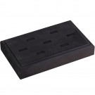 7-Slot Stackable Ring Trays in Obsidian, 9" L x 5.5" W