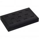 11-Slot Stackable Ring Trays in Obsidian, 9" L x 5.5" W