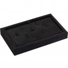 7-Clip Stackable Ring Trays in Obsidian, 9" L x 5.5" W