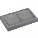 2-Neck Form Stackable Trays in Gainsboro, 9" L x 5.5" W