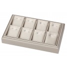 8-Compartment Stackable Pendant Trays w/Barbs in Paradiso, 9" L x 5.5" W