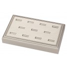 11-Slot Stackable Ring Trays in Paradiso, 9" L x 5.5" W
