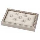 7-Clip Stackable Ring Trays in Paradiso, 9" L x 5.5" W