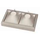 2-Neck Form Stackable Trays in Paradiso, 9" L x 5.5" W