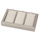 3-Compartment Stackable Pendant Trays in Paradiso, 9" L x 5.5" W