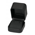 "Vogue" Earring Box in Brushed Carbon Black