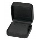 "Vogue" Pendant / Earring Box in Brushed Carbon Black