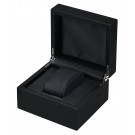 "Moderna" Pillow Box in Matte Black & Charcoal Gray