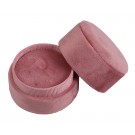 "Blush" Ring Slot Box in Blush Pink Velvet
