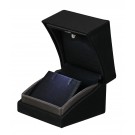 "Lumina Luxe" Earring/Pendant Box in Brushed Black/Palladium