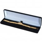 "Velour Value" Medium Bracelet Box in Black Velvet