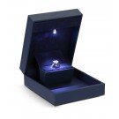 "Lumina Moderna" Ring Slot Box in Lapis