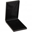 "Designer" Large Necklace Box in Onyx & Jet (2-Pc. Packer)