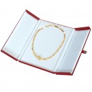 "Designer" 2-Door Necklace Box in Coral & Diamond (2-Pc. Packer)