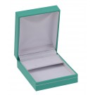 "Manhattan" Dangle Earring Box in Turquoise/Silver Trim